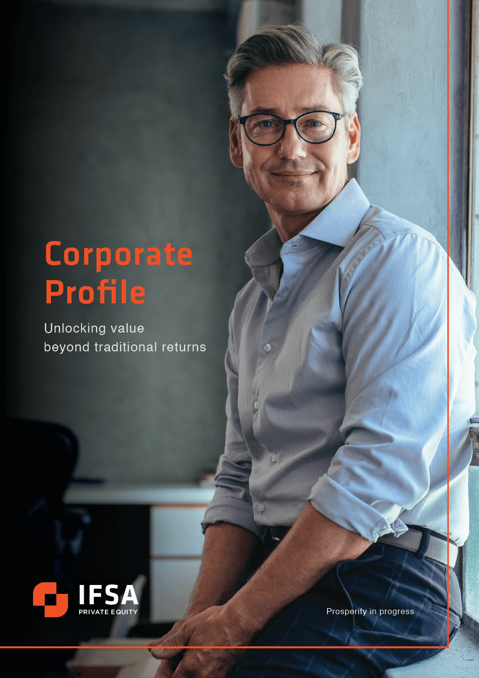 Corporate profile cover